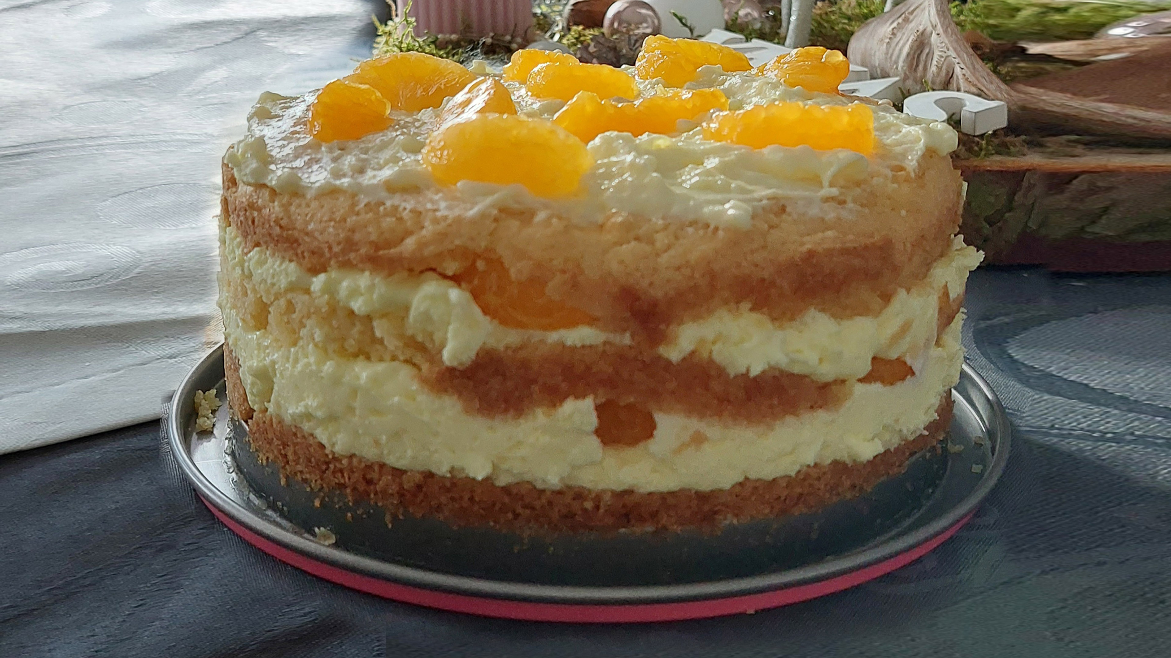 Torte mit Mandarinen 