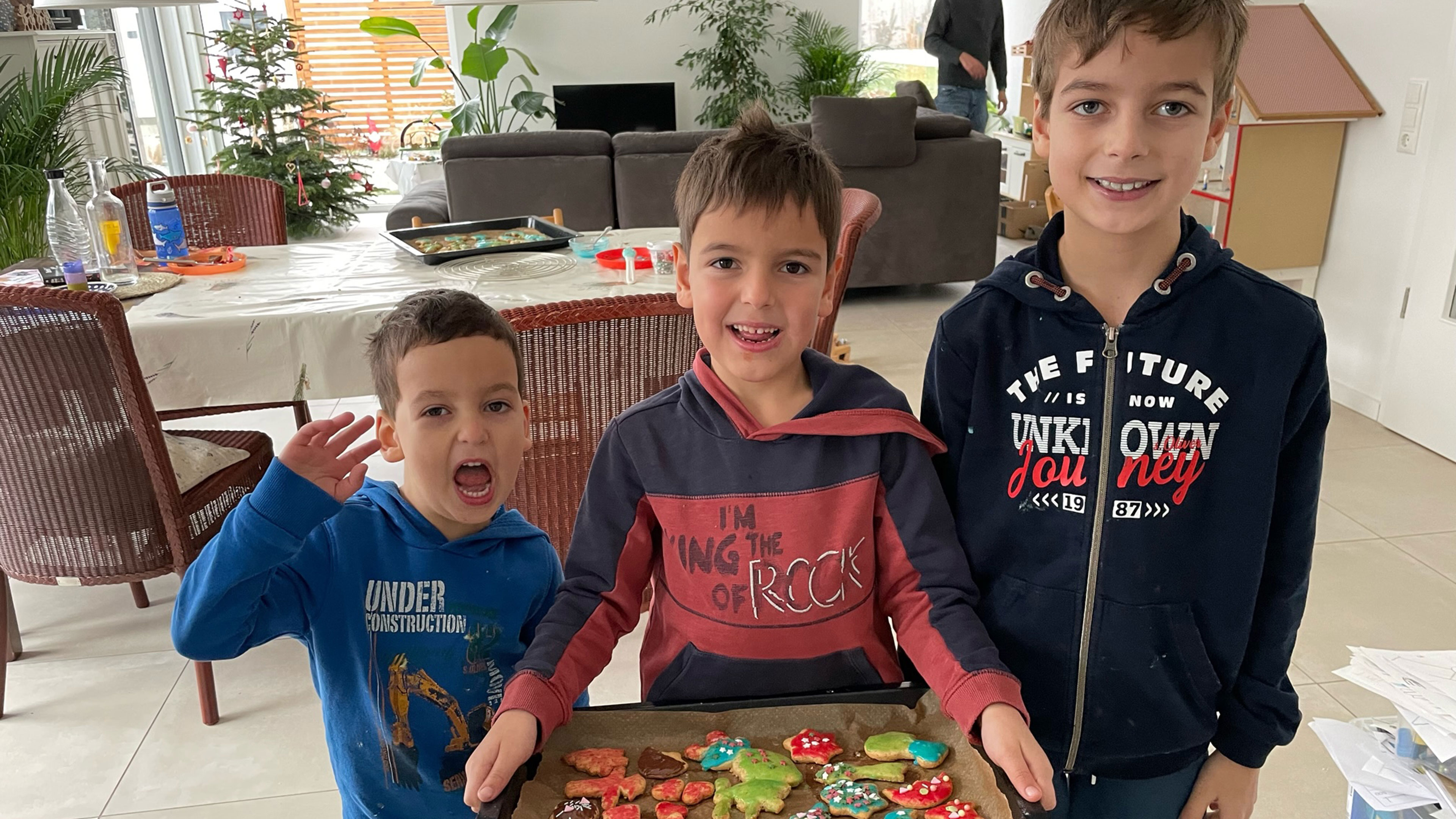 WeihnachtsAusstechplätzchen Rezept von Alexander, Ilias und Jonas aus