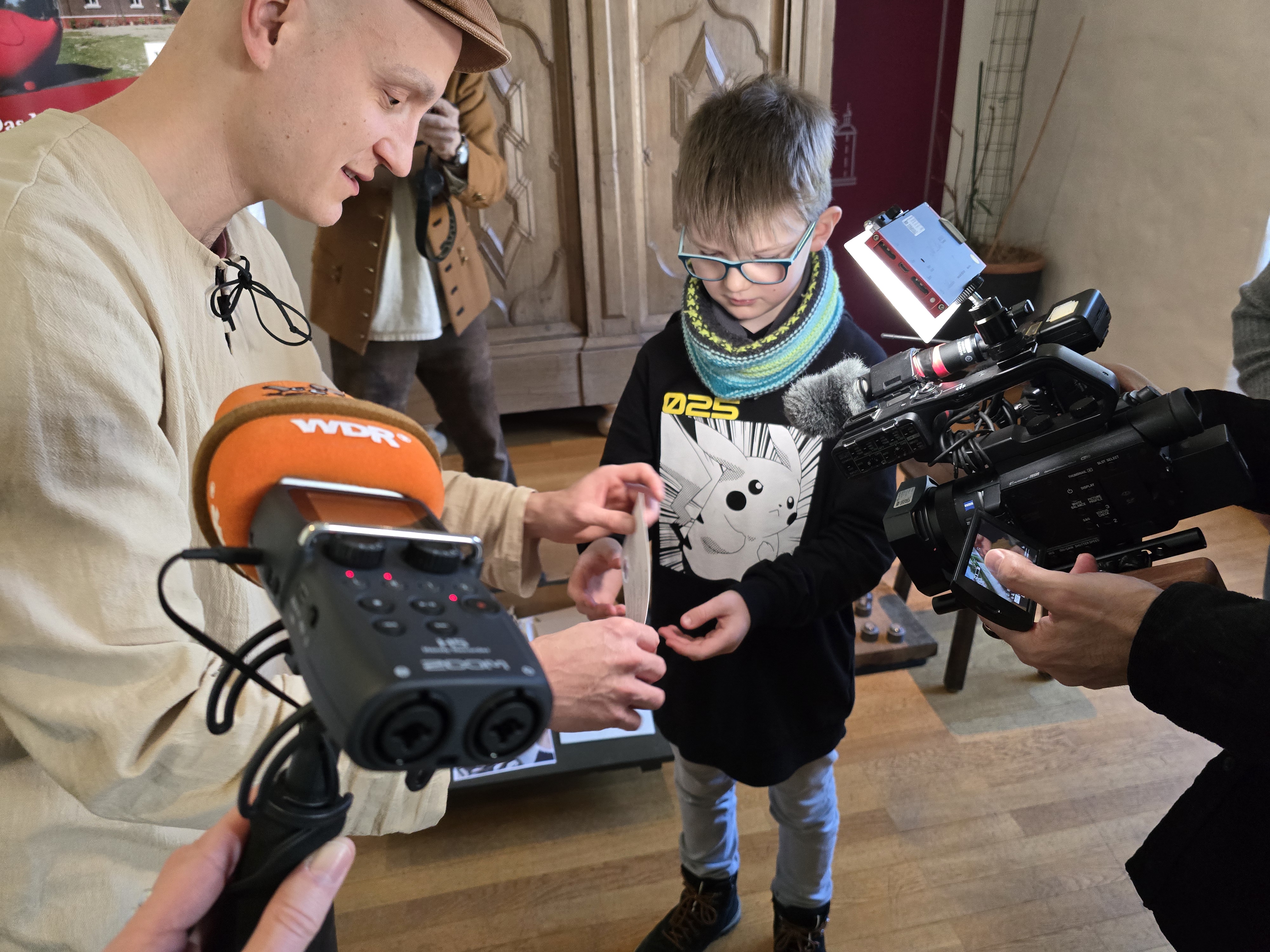 Marc Kukawka hat die MausKlasse durchs Schloss geführt 